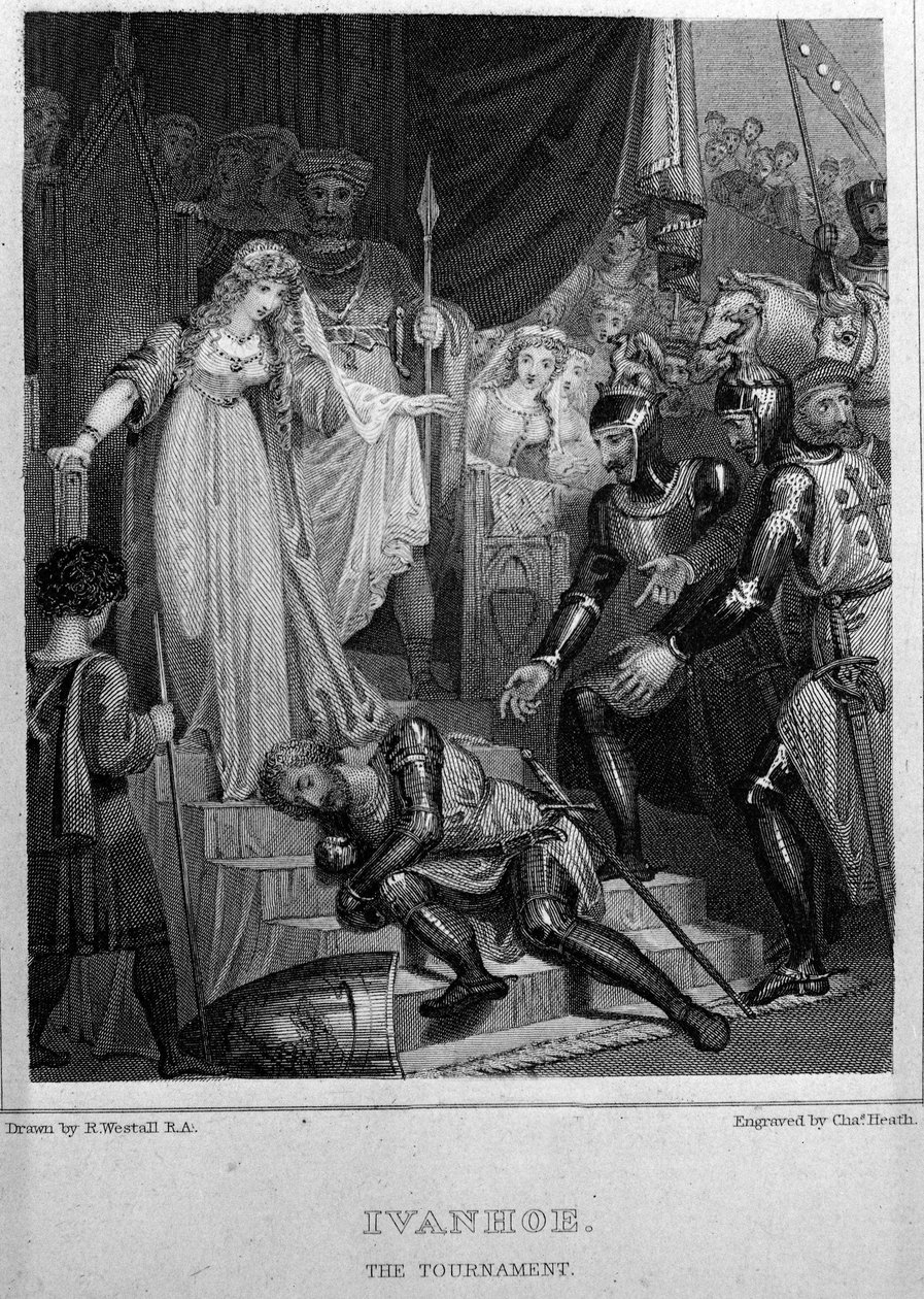 Ivanhoe, romance histórico de Walter Scott (1819) de Unbekannt