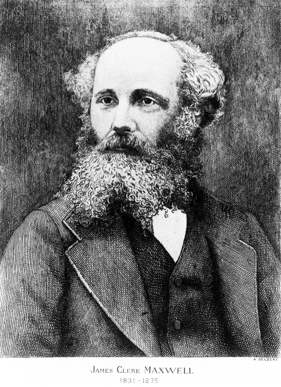 James Clerk Maxwell, físico escocês, c 1870s de Unbekannt