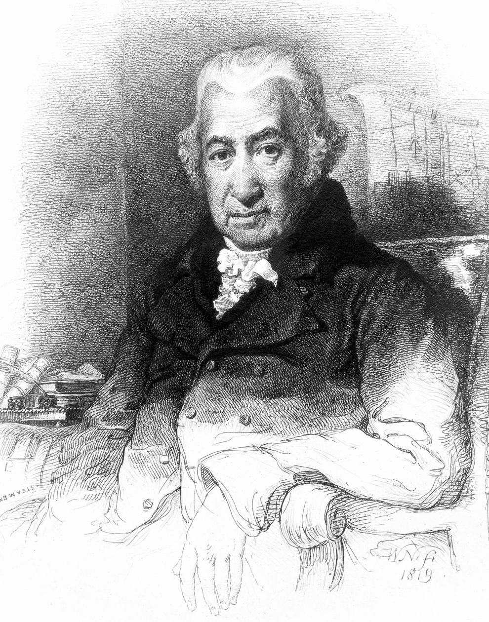 James Watt, engenheiro escocês, início do século XIX de Unbekannt