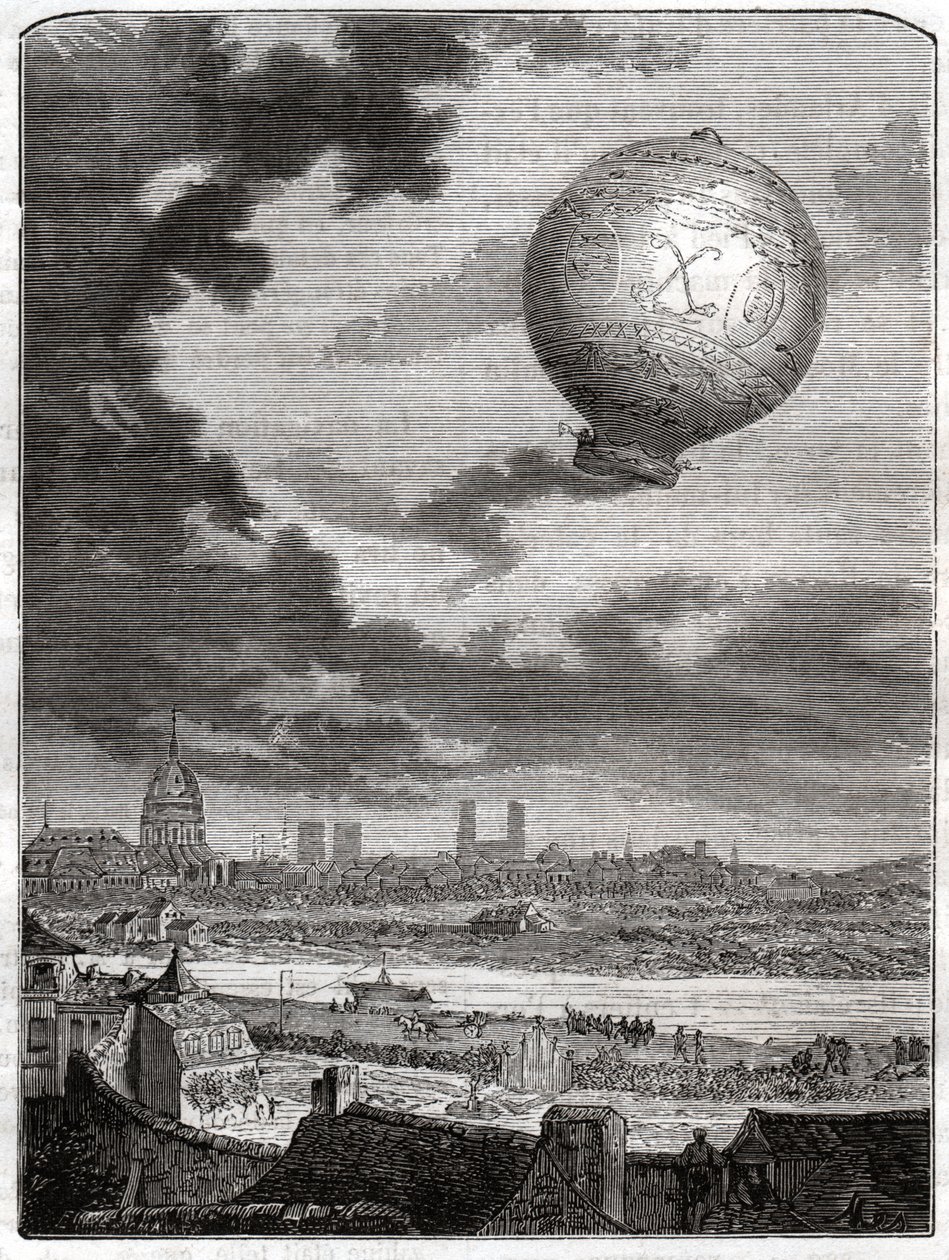 Jean Francois Pilatre de Rozier. de Unbekannter Künstler