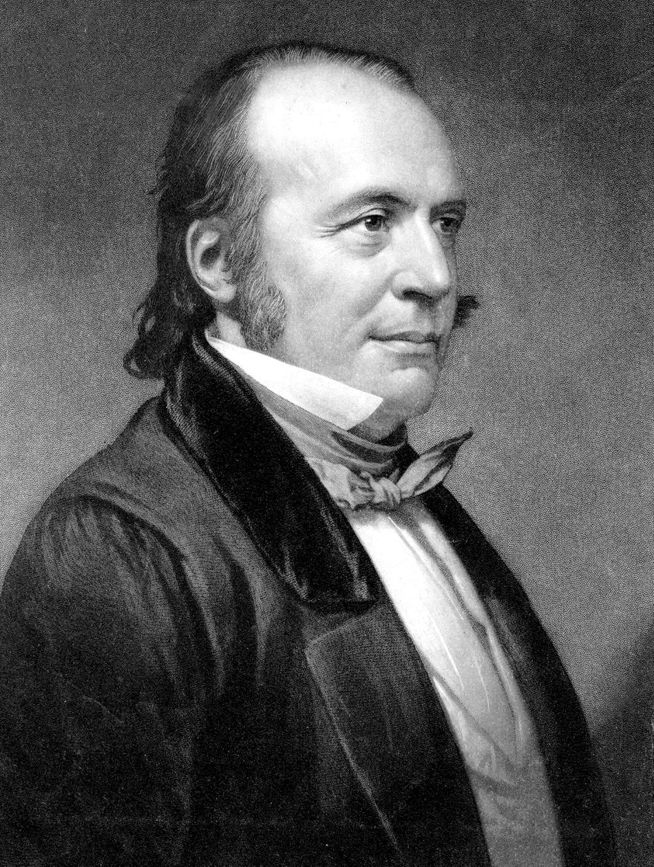 Jean Louis Rodolphe Agassiz 1807-1873 zoologue et heologue susse americain - zoólogo e geólogo suíço-americano de Unbekannter Künstler