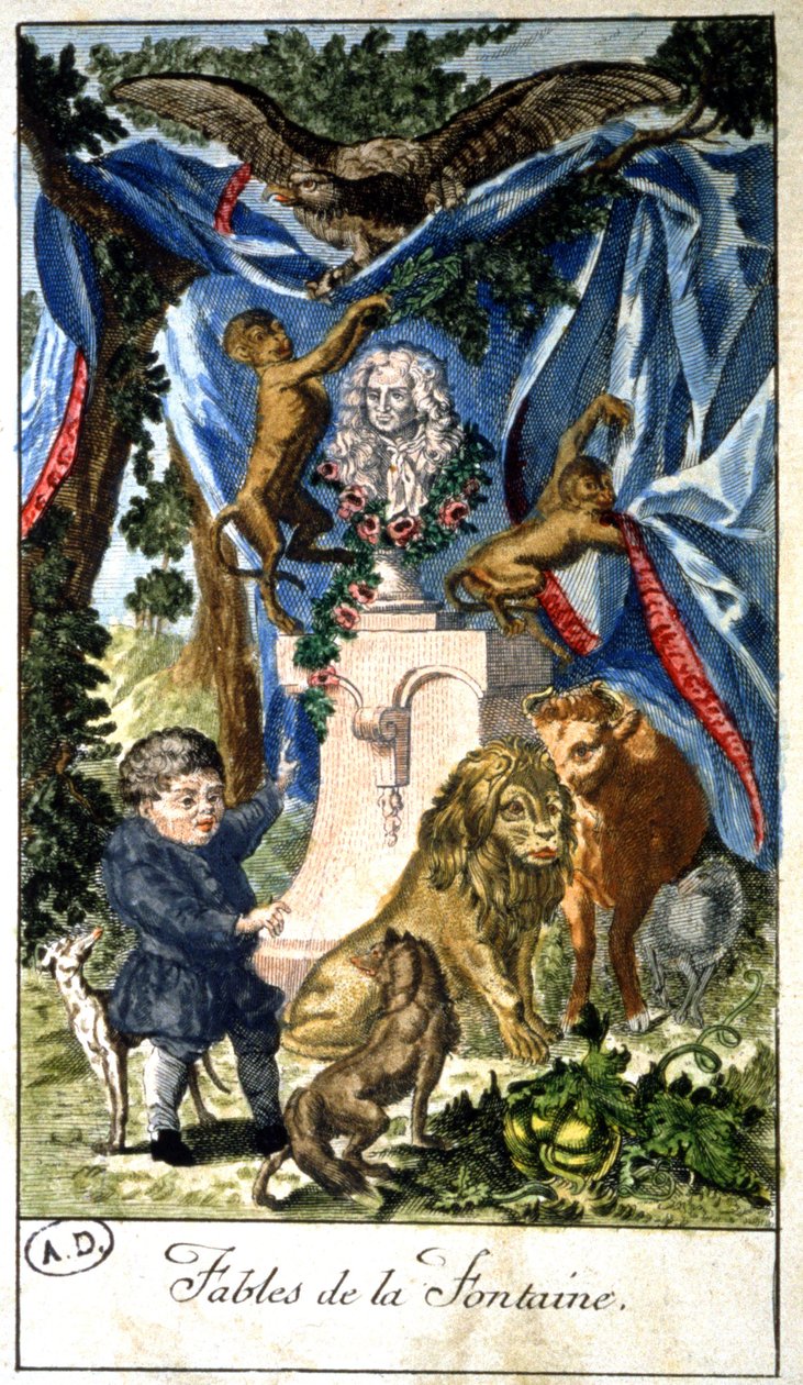As fábulas de Jean de Lafontaine de Unbekannter Künstler