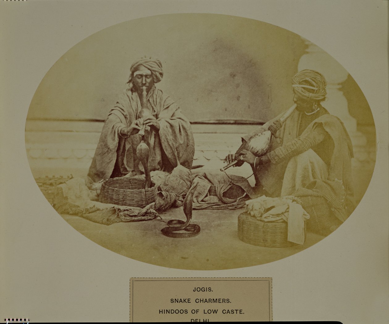 Jogis ou Snake Charmers, Low Caste Hindus de Delhi, no. 205 de 