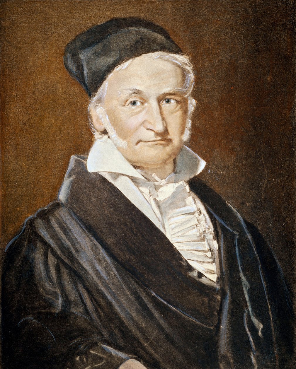 Johann Carl Friedrich Gauss, gravura de c. 1830 de Unbekannter Künstler
