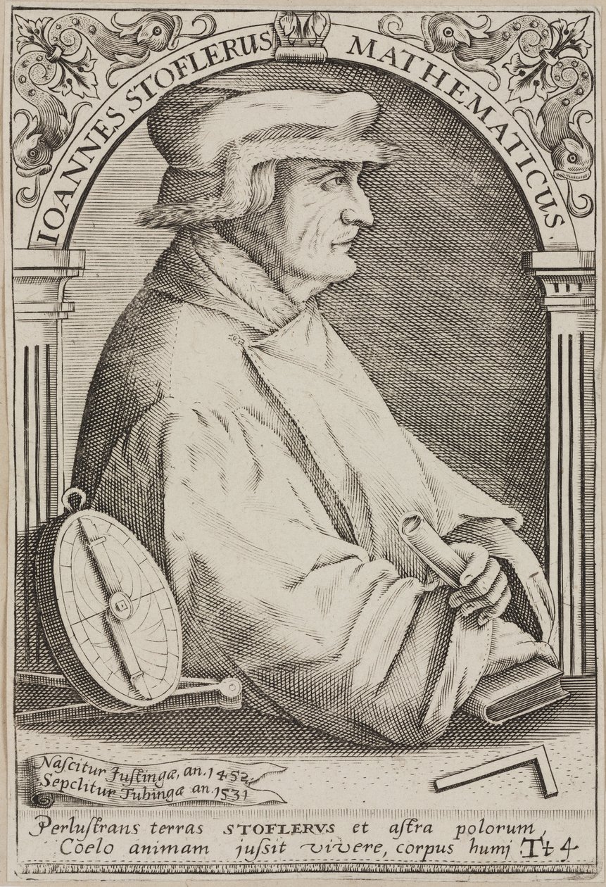 Johannes Stoeffler, astrólogo alemão de Unbekannter Künstler