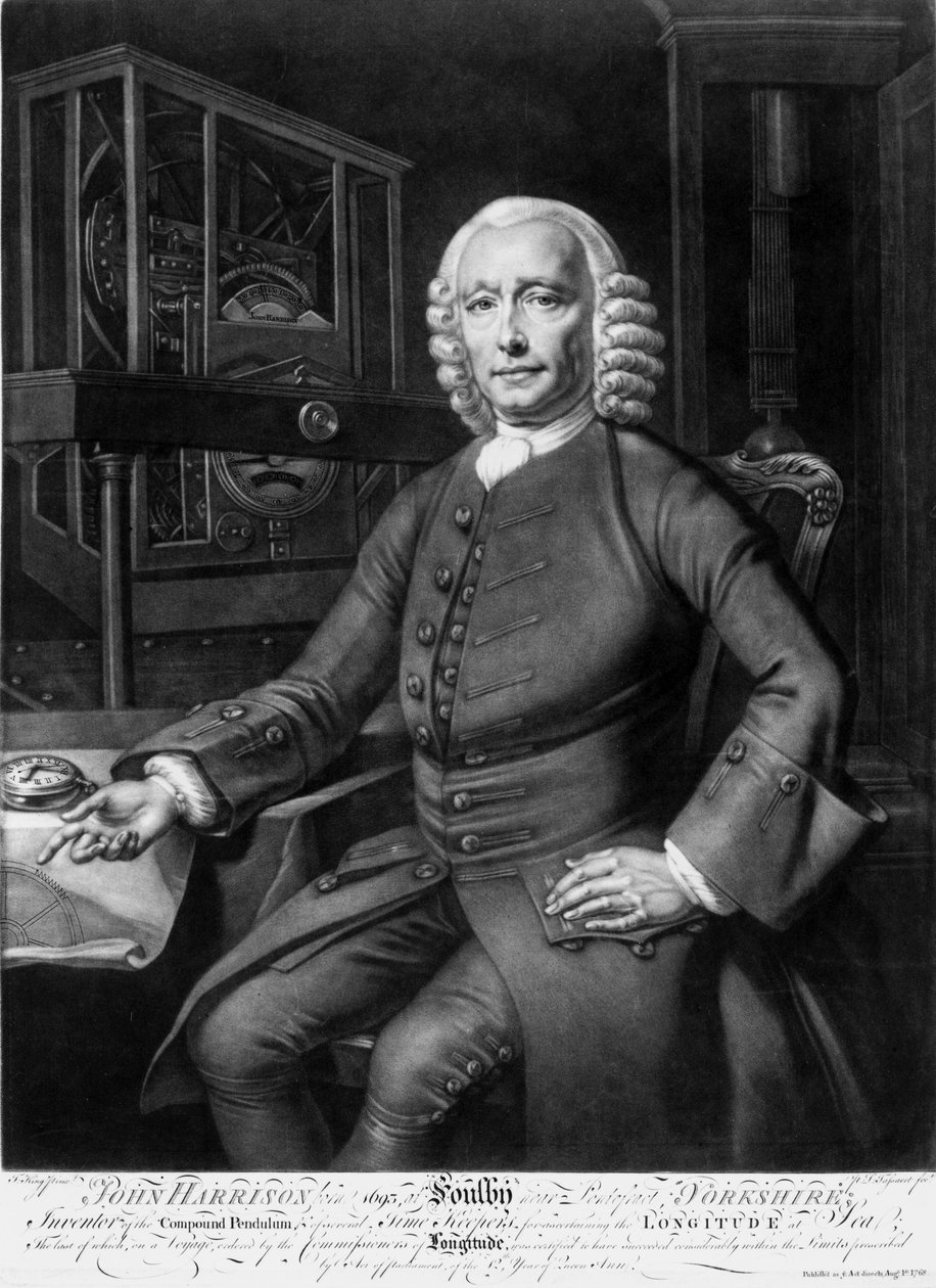John Harrison, inventor e horrólogo inglês de Unbekannt