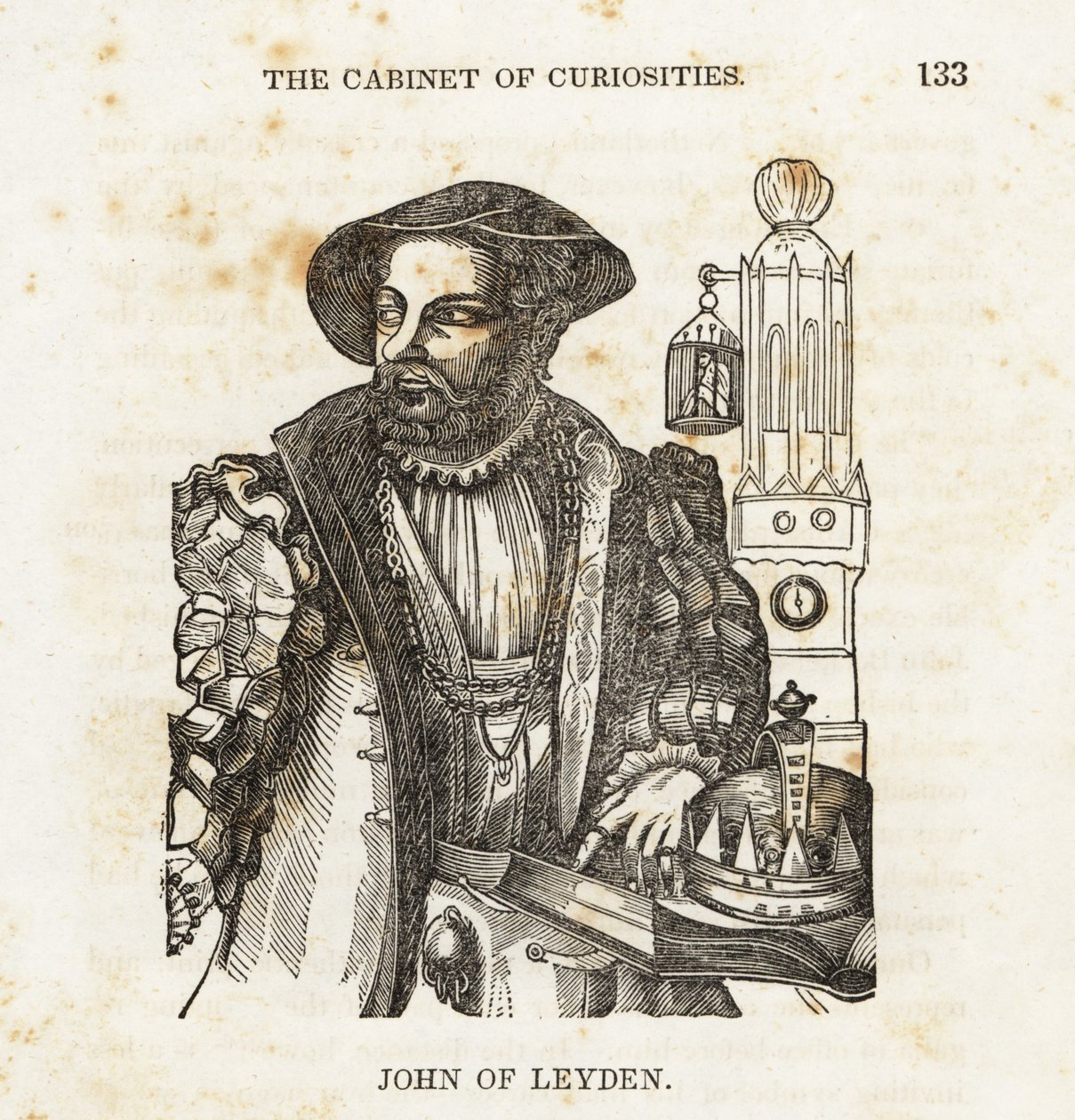 João de Leiden, líder anabatista holandês de Unbekannter Künstler