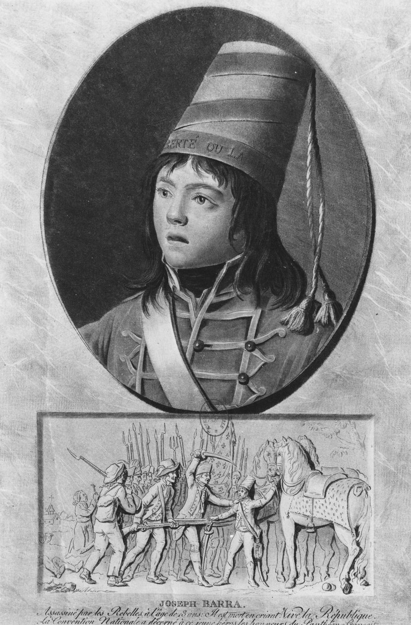 Joseph Bara ou Barra (1779 - 1793), soldado francês. de Unbekannt