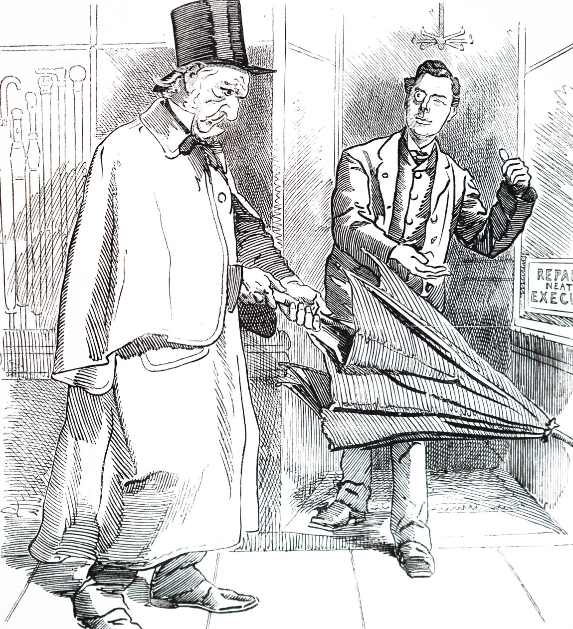 Joseph Chamberlain e William Ewart Gladstone. de Unbekannt