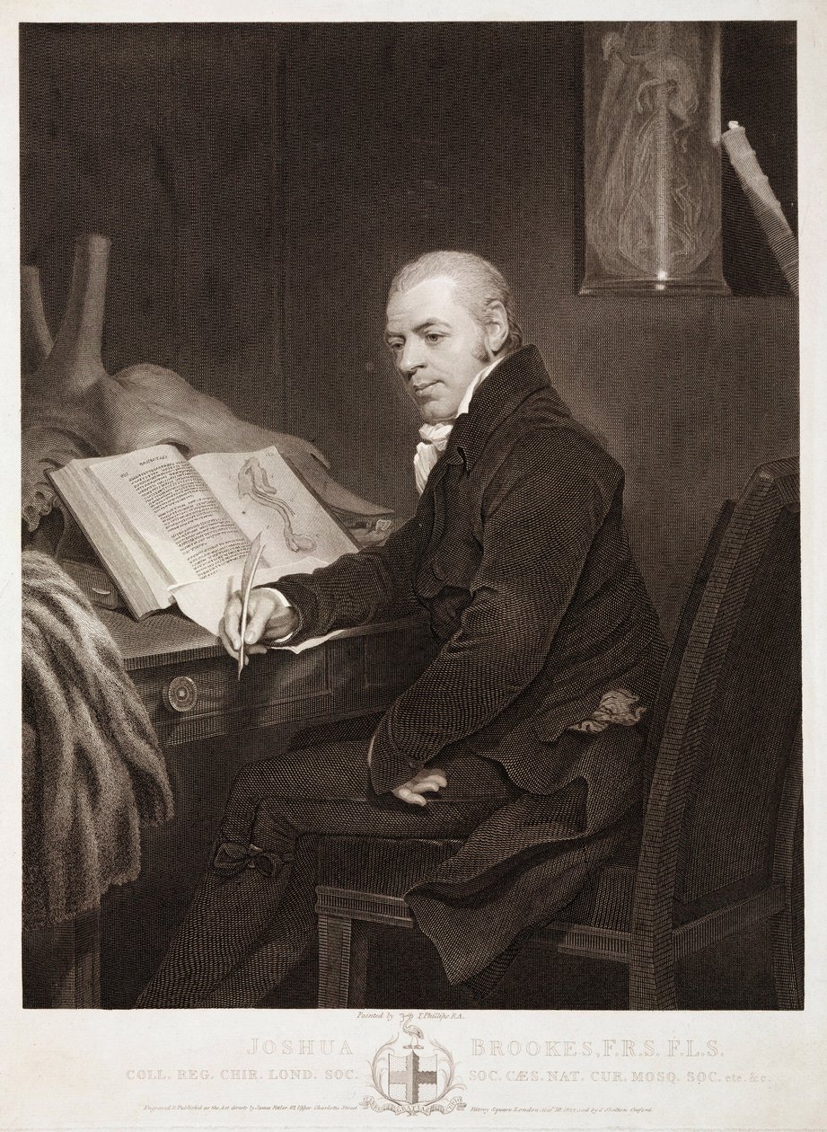 Joshua Brookes, anatomista britânico de Unbekannt