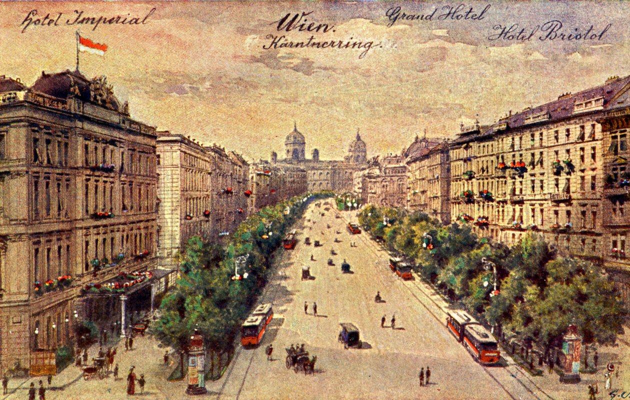 Kärntner Ring, Viena, Áustria de Unbekannter Künstler