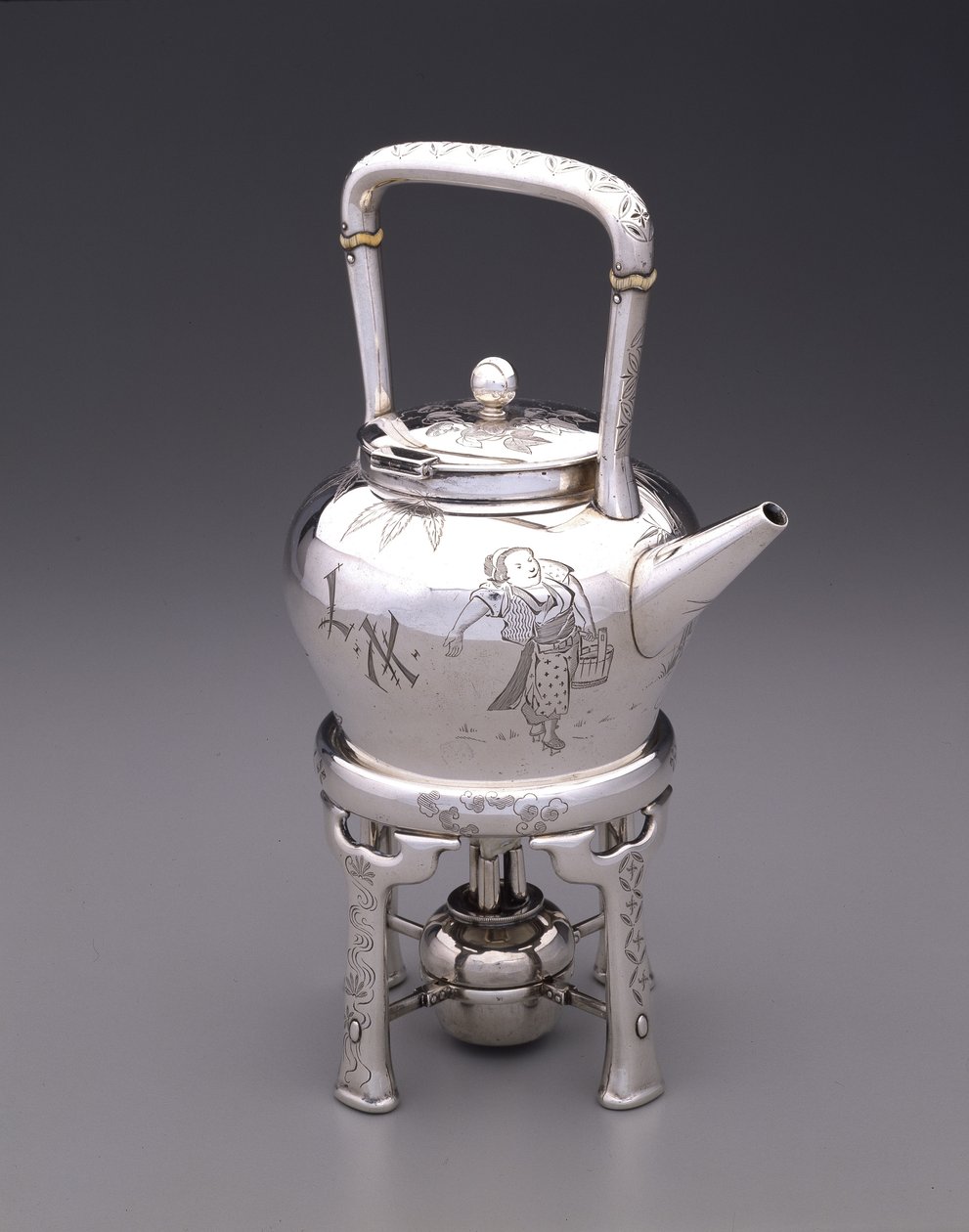 Kettle-on-Stand, 1879 de Unbekannt