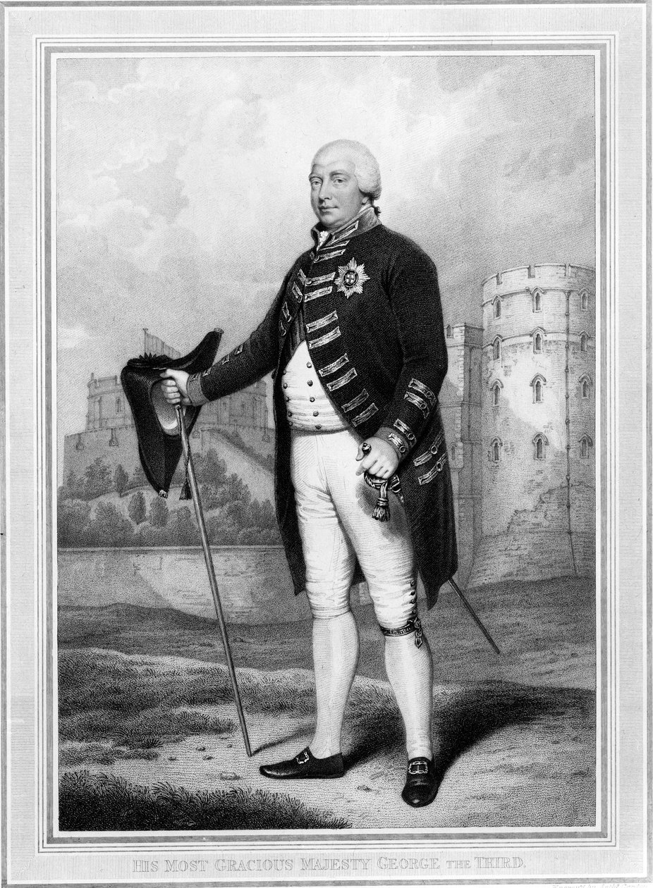 Rei Jorge III, Rei da Grã-Bretanha, c 1800 de Unbekannt