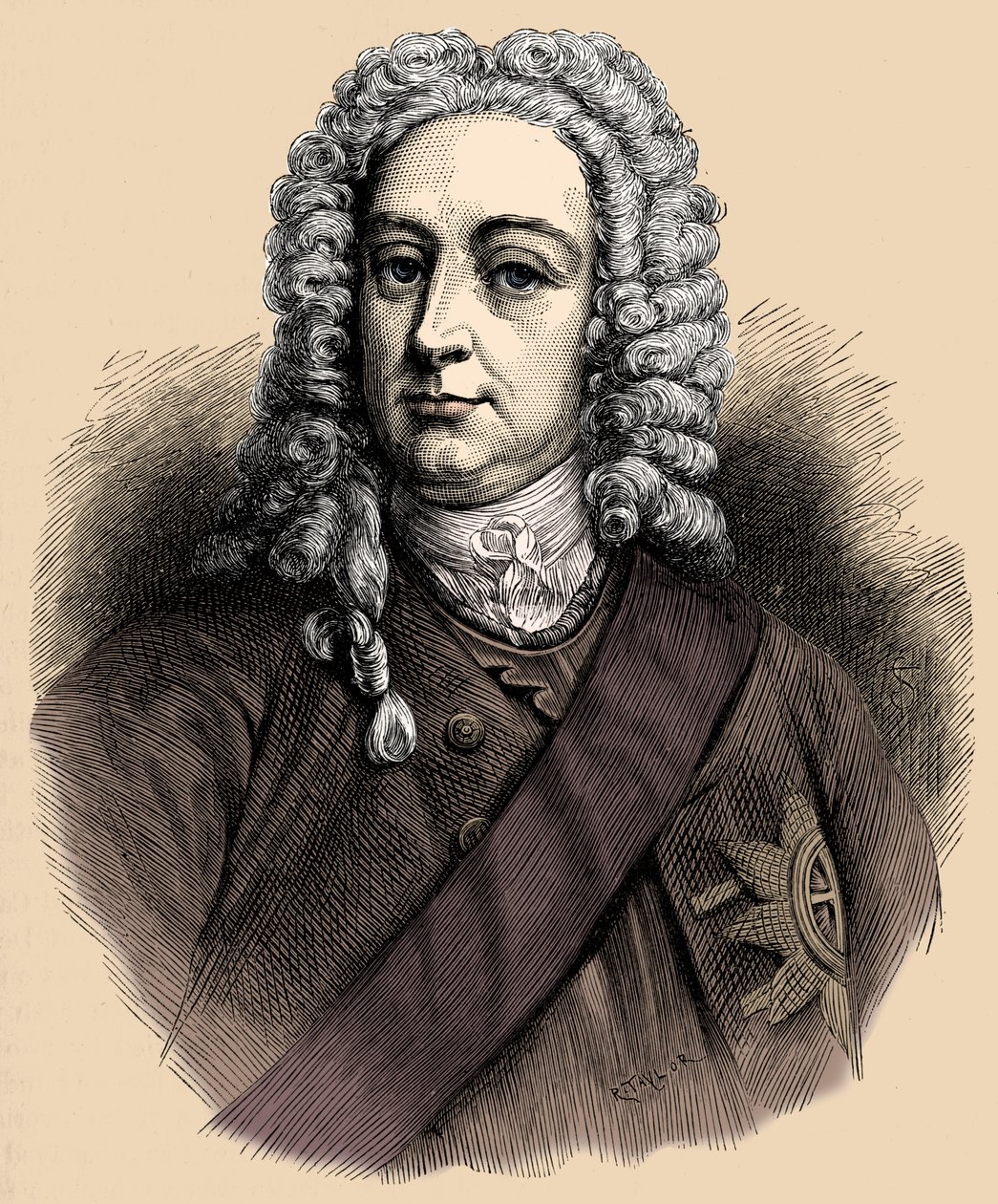 Rei Jorge II - retrato de Unbekannter Künstler
