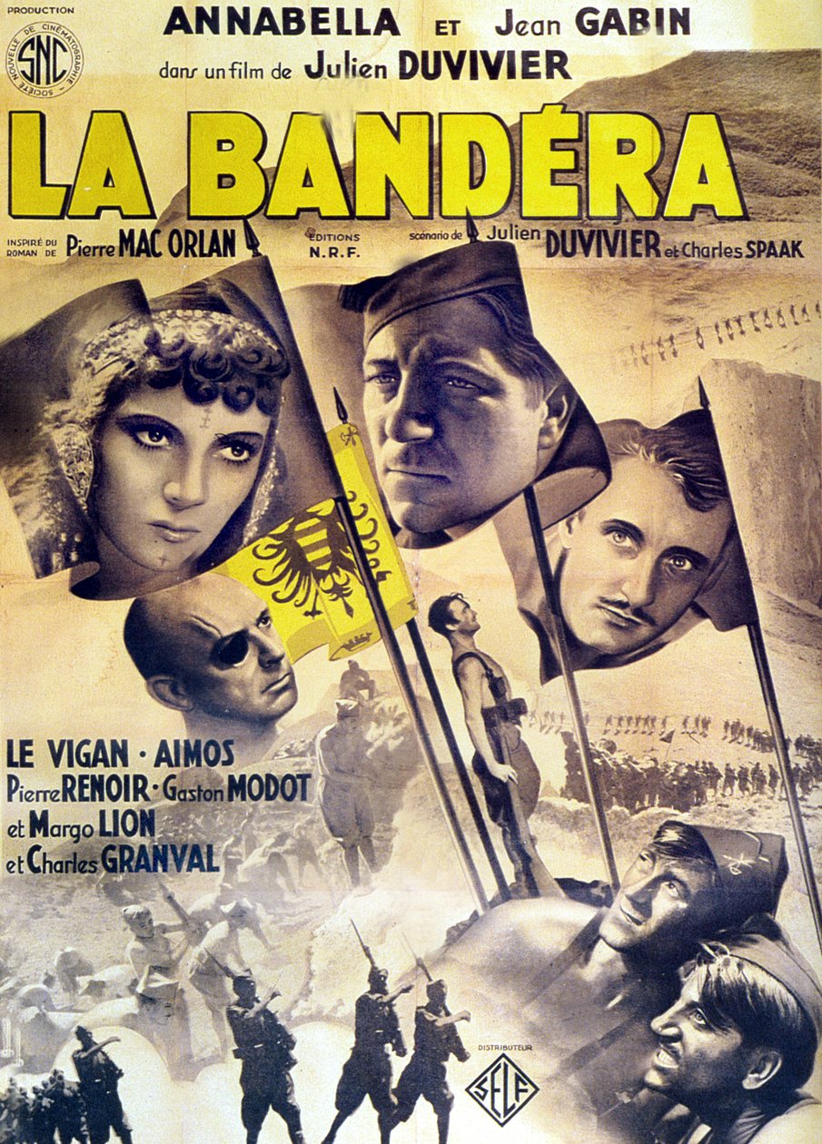 La Bandera de JulienDuvivier com Annabella e Jean Gabin 1935 de Unbekannt