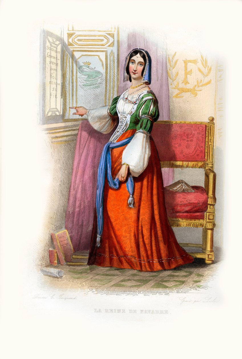 A Rainha de Navarra de Unbekannter Künstler