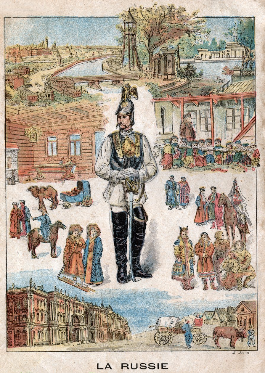 La Russie. A Rússia. de Nicolas Liez