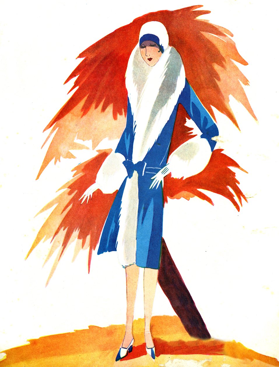 Le Miroir des Modes setembro de 1927 de Unbekannter Künstler