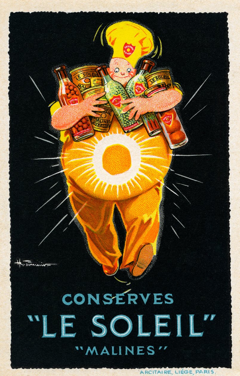 Conservas Le Soleil Malines - publicidade de Unbekannter Künstler