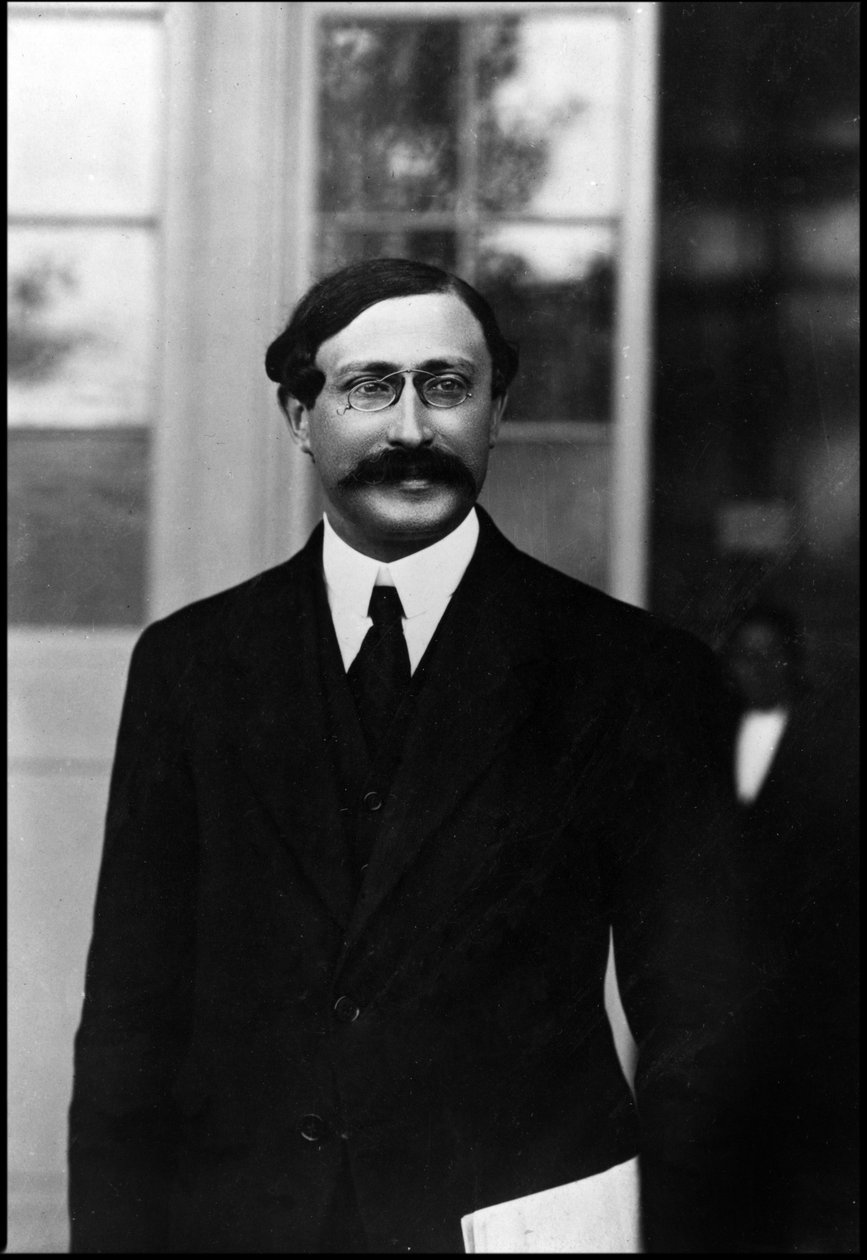 Leon Blum, c.1914 (fotografia a preto e branco) de Unbekannter Künstler