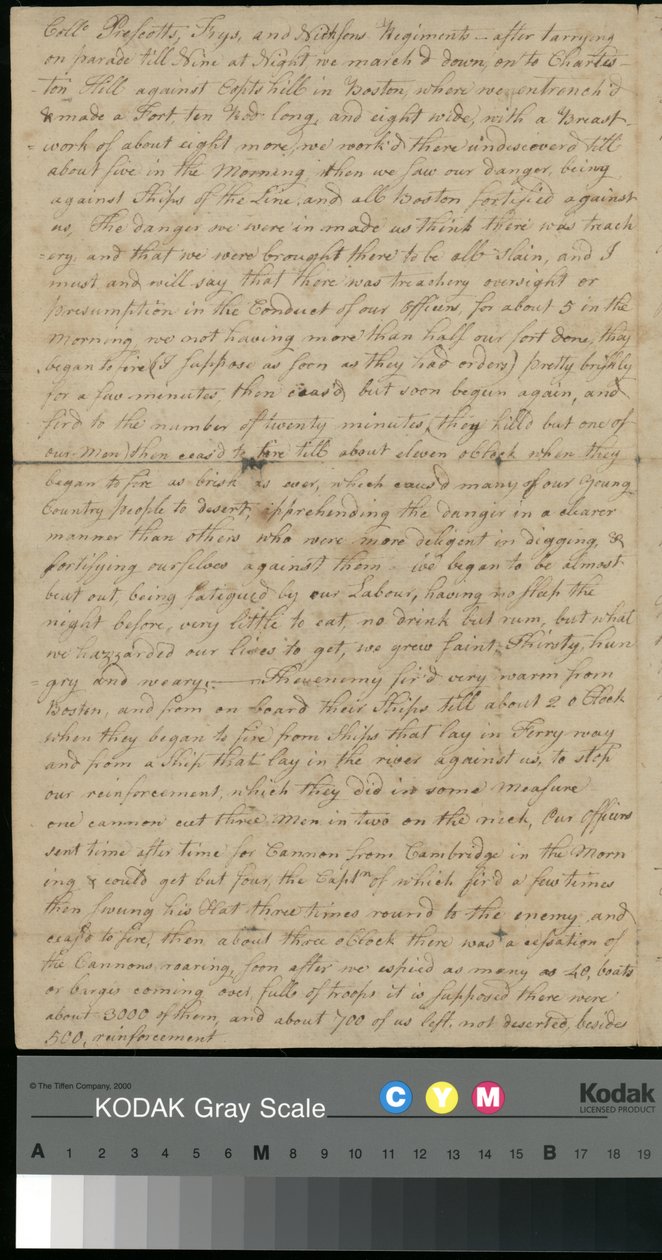 Carta de Peter Brown a Sarah Brown, 25 de Junho de 1775 (papel) de Unbekannter Künstler