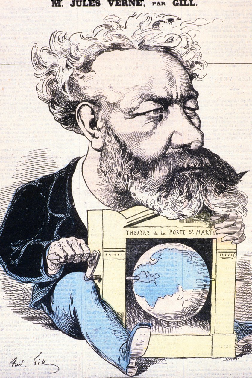 Loire Atlantique N* 183 - Nantes - Musee Jules Verne - Cartoon by Gill de Unbekannt
