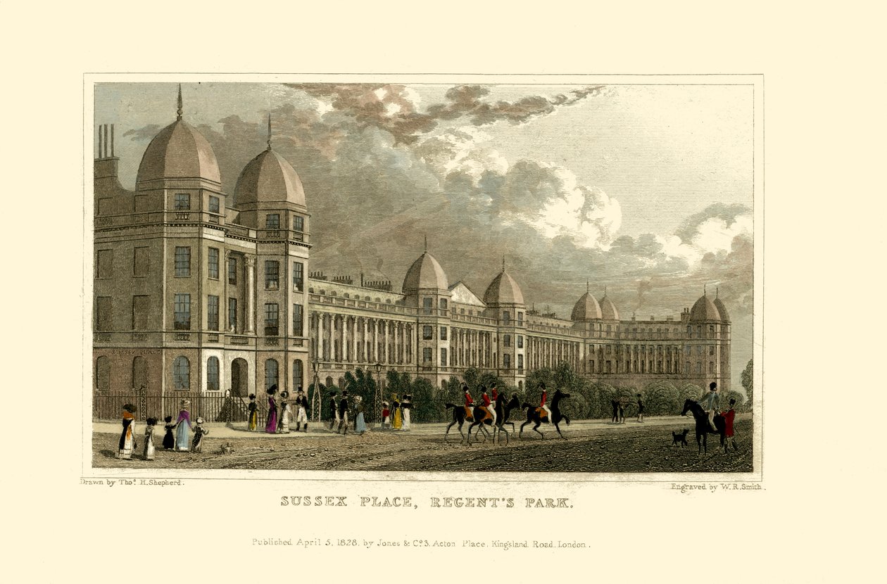 Vistas de Londres: Sussex Place, Regent
