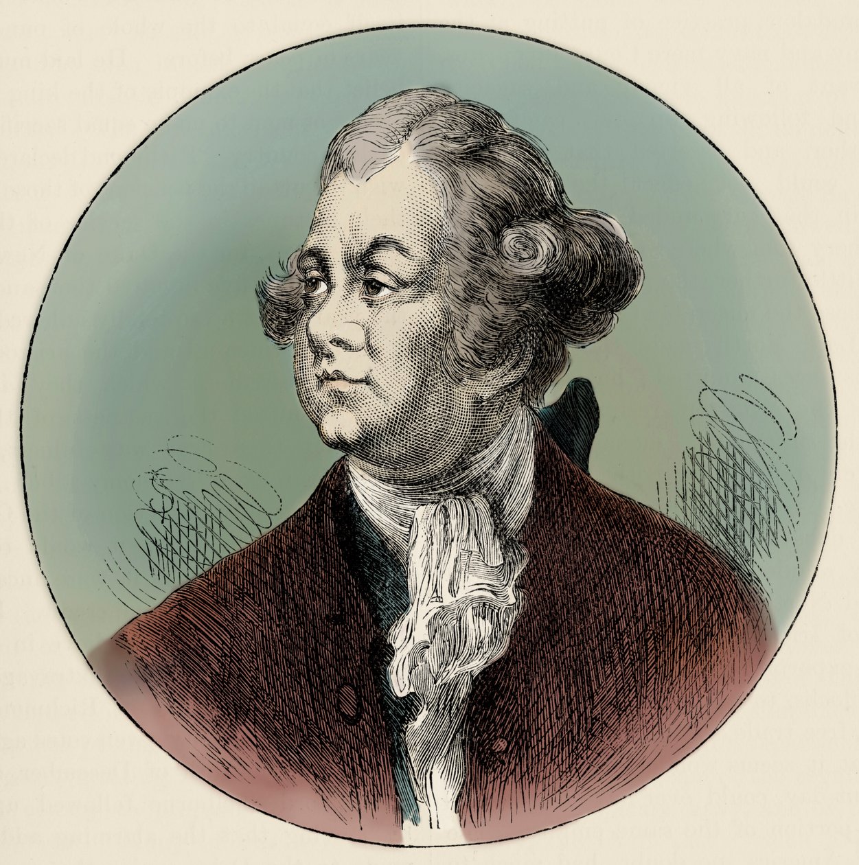 Lord Frederick North - retrato de Unbekannter Künstler