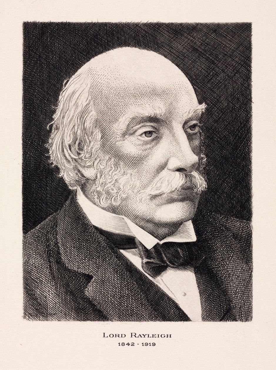 Lord Rayleigh, matemático e físico inglês de Unbekannt