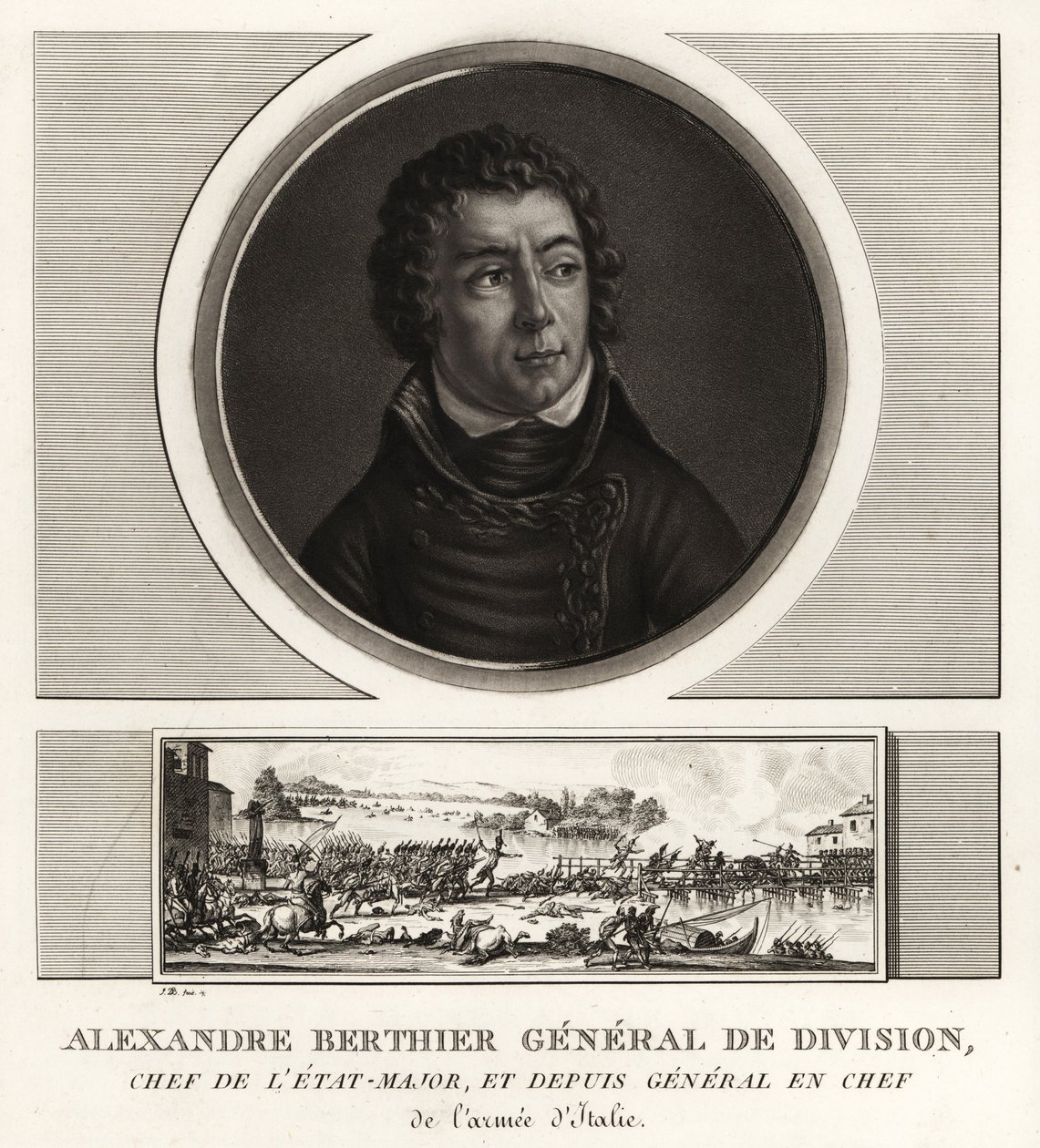 Louis-Alexandre Berthier, Príncipe de Wagram, General-Chefe do Exército da Itália de Unbekannt