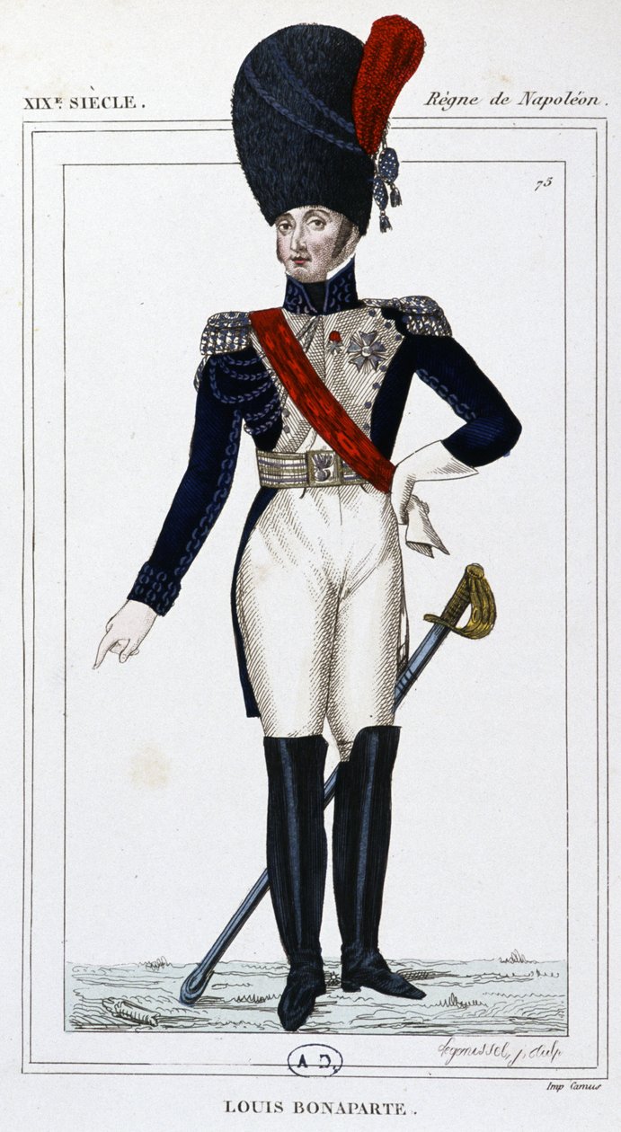 Luís Bonaparte, c. 1810 (gravura) de Unbekannter Künstler