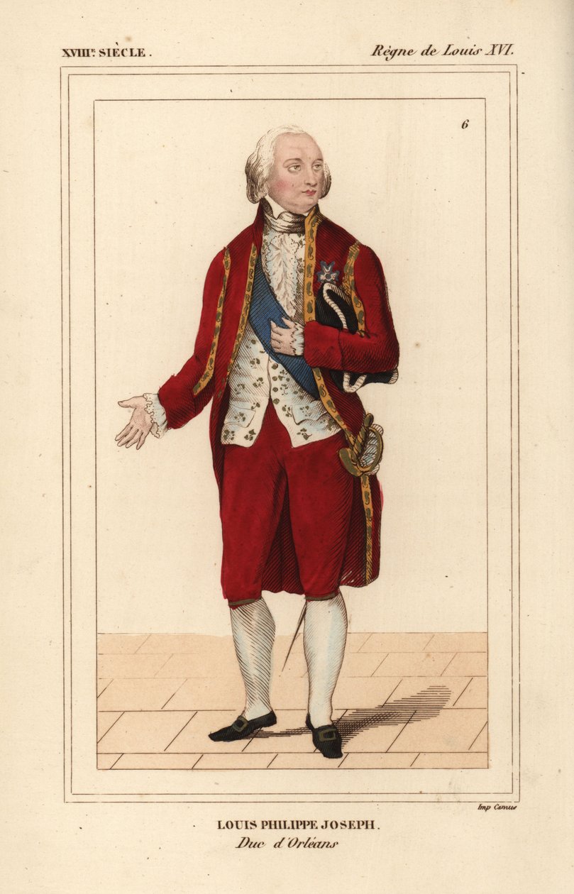 Louis Philippe Joseph, Duque de Orleães de Unbekannter Künstler