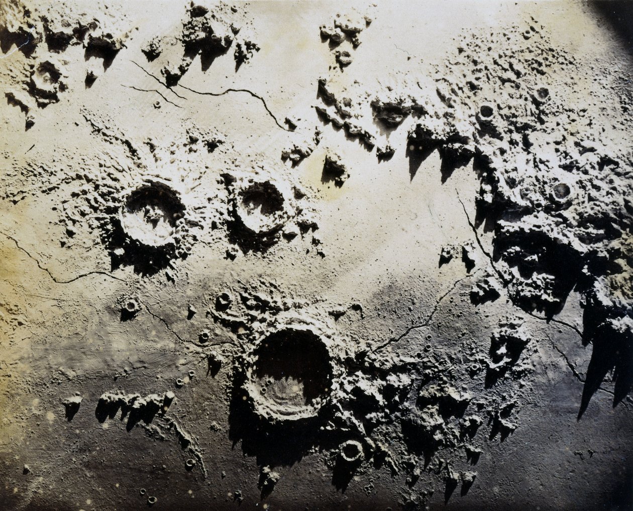 Crateras lunares de Unbekannter Künstler