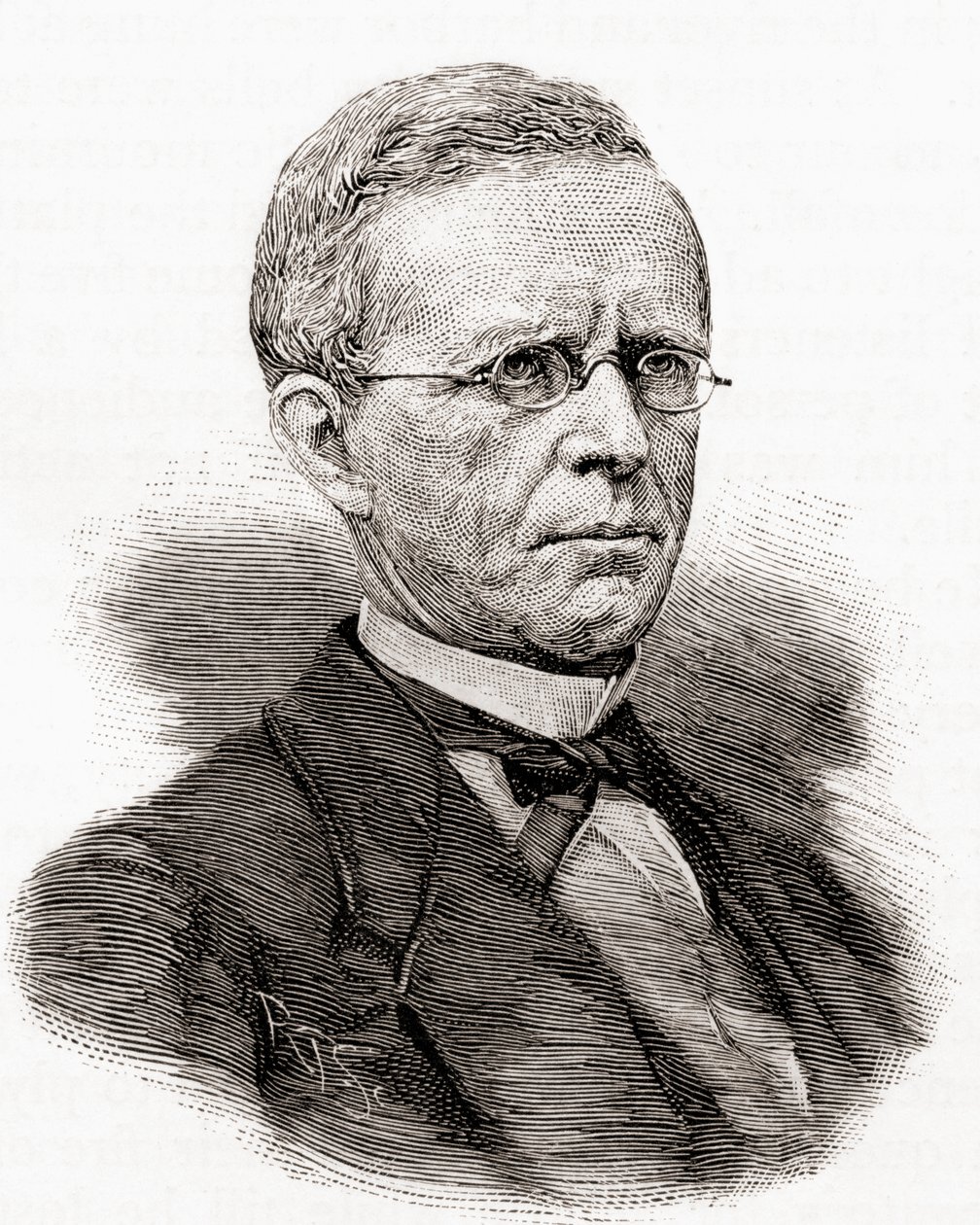 Lyman Trumbull, da The Century Magazine, publicado em 1887 (gravura) de Unbekannter Künstler