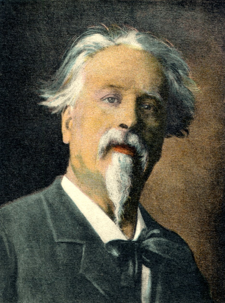 MISTRAL Frédéric retrato Poeta francês (gravura) de Unbekannter Künstler
