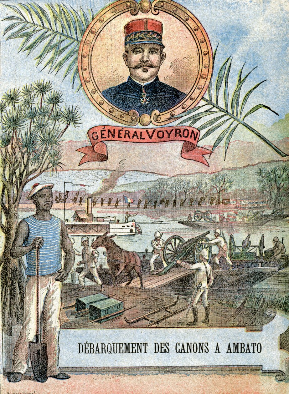 Guerra de Madagáscar, General Voyron de Unbekannter Künstler