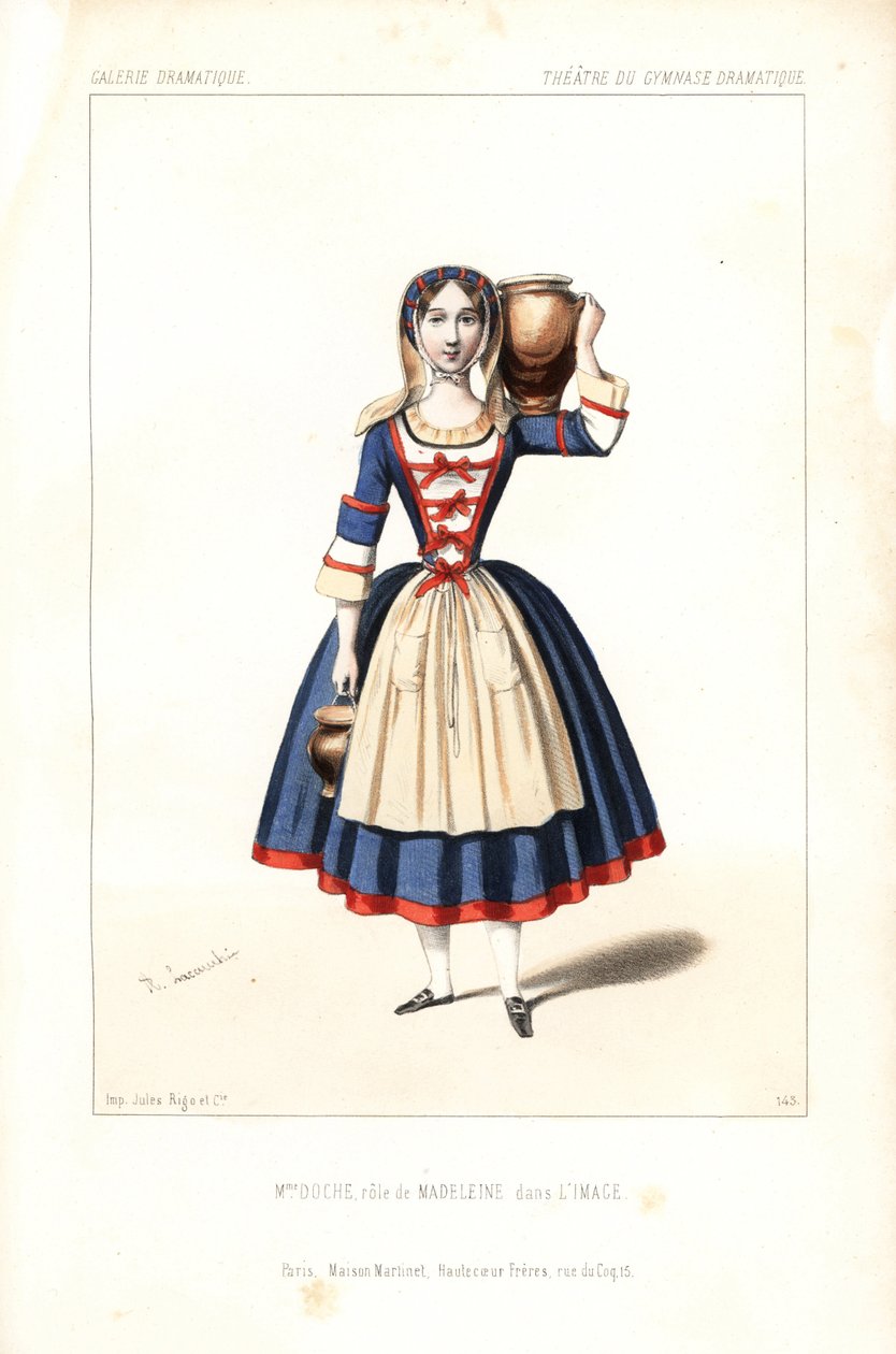 Madame Charlotte Doche, Eugenie Fleury ou Marie Charlotte Eugenie Plunkett no papel de Madeleine em L