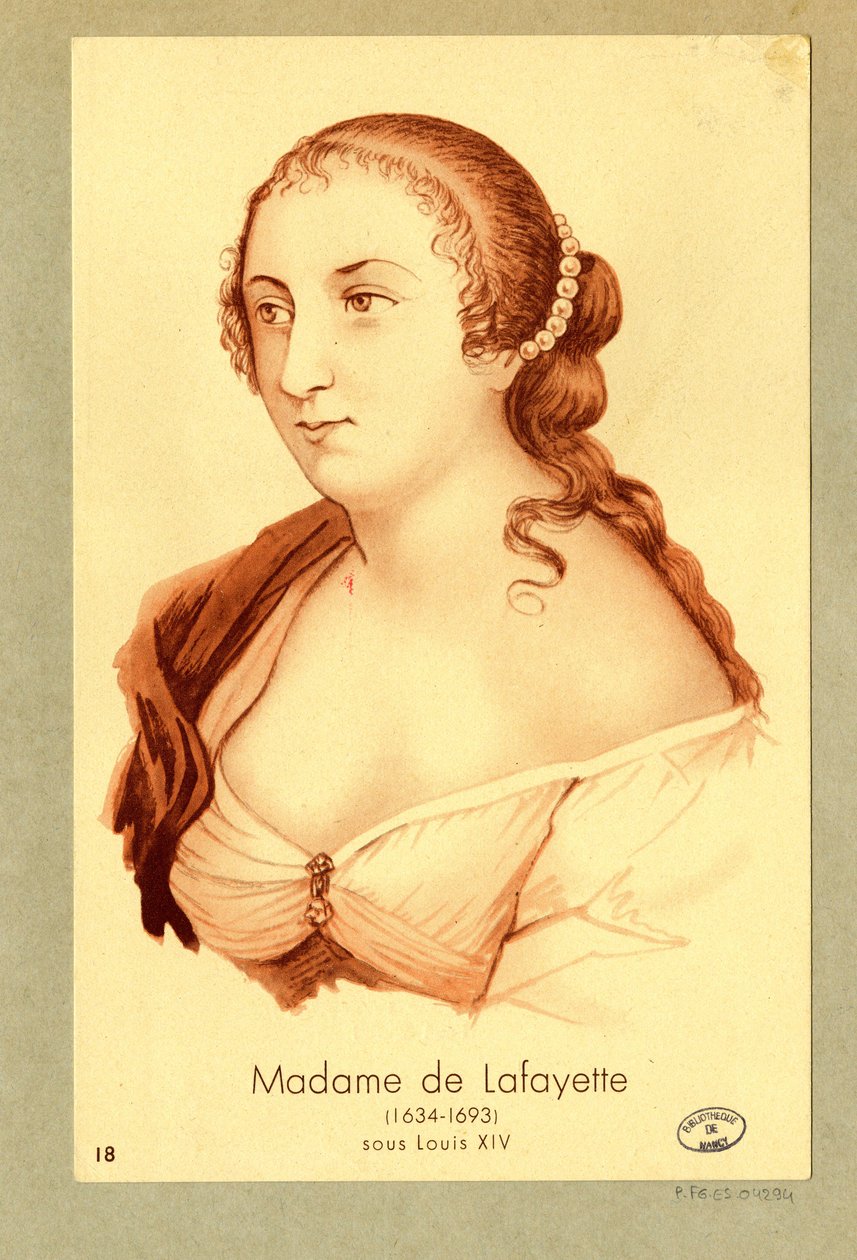 Madame de Lafayette de Unbekannter Künstler