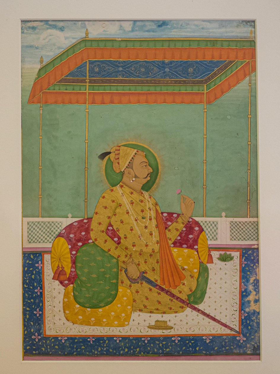 Maharaja Ajit Singh, Pintura, Mehrangarh Fort, Jodhpur, Rajasthan, Índia, Ásia (foto) de Unbekannter Künstler