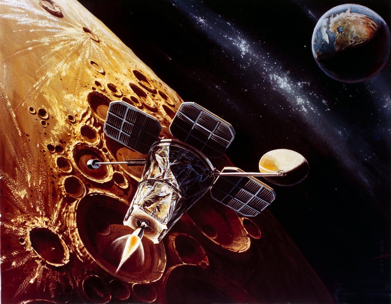 Voo Espacial Tripulado, EUA, Apollo, General Drawing of Lunar Orbiter de Unbekannt