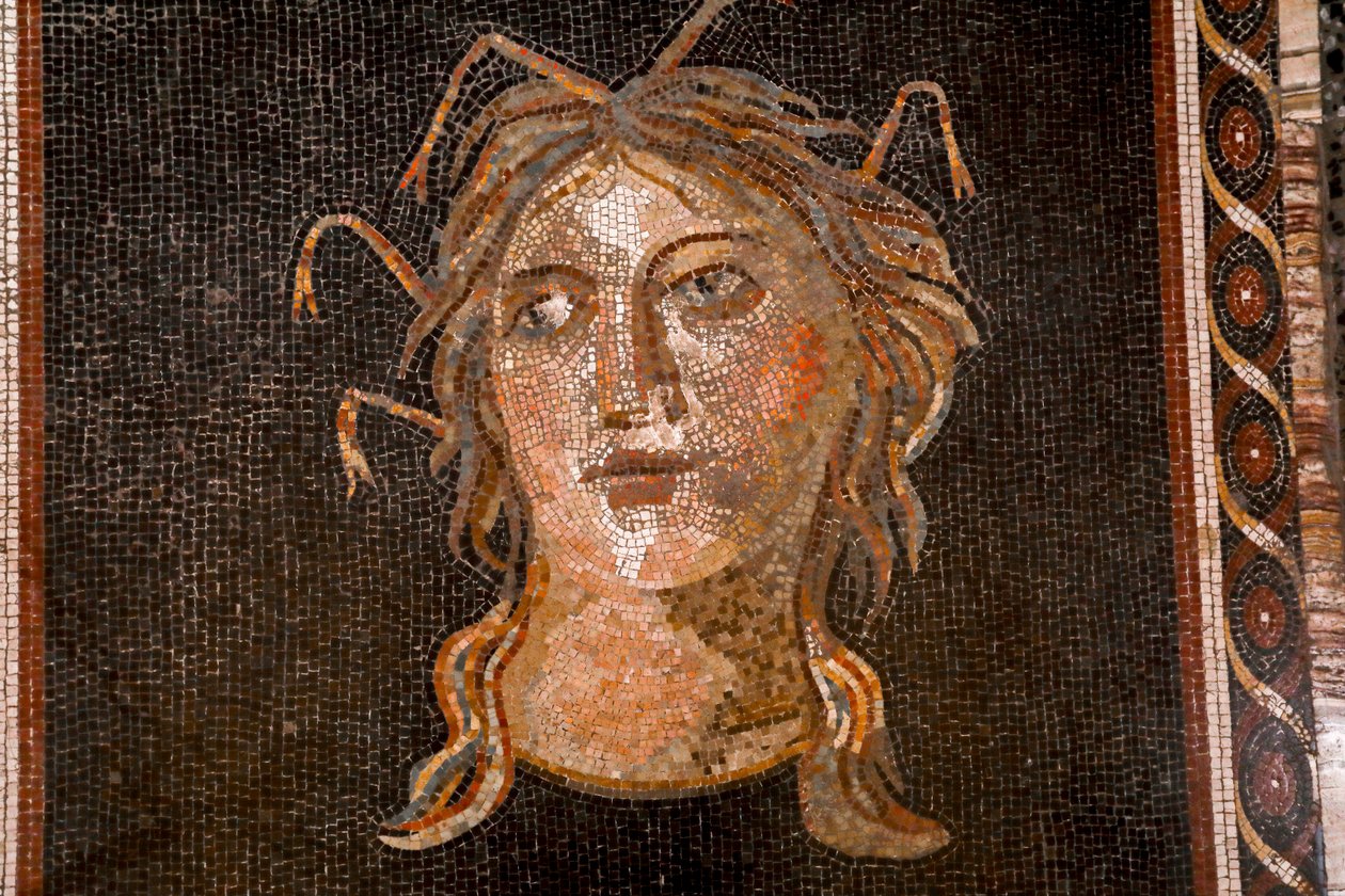 Deusa marinha. século 3, mosaico de Alec Hunter