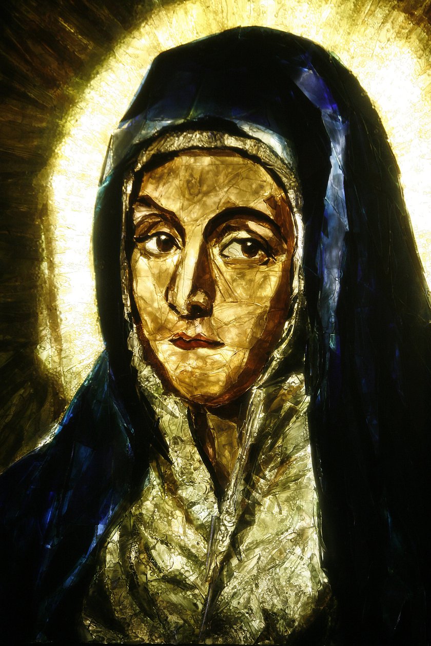 Mater Dolorosa (detalhe) por el Greco, Lourdes, França de Unbekannt