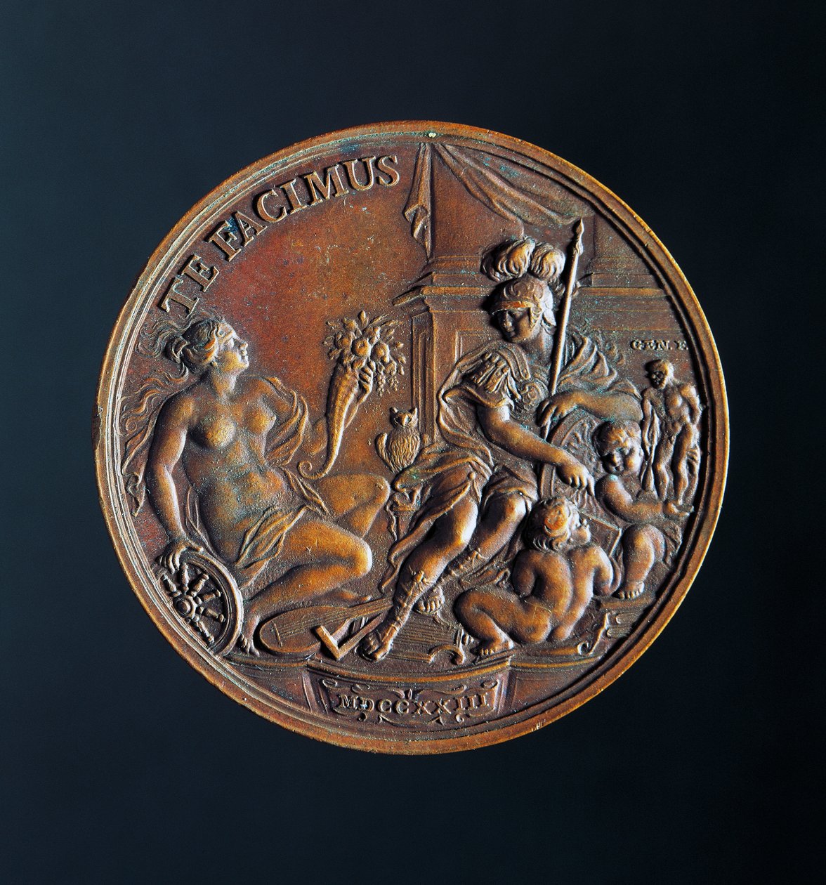 Medalha de Doge Alvise III Sebastiano Mocenigo (1662-1732) de Benjamin Baud