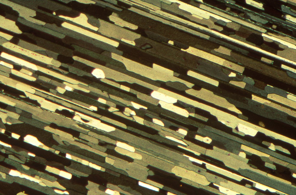 Micrográficos (Luz) Alumínio extrudido anodizado, micrografia leve de Unbekannt