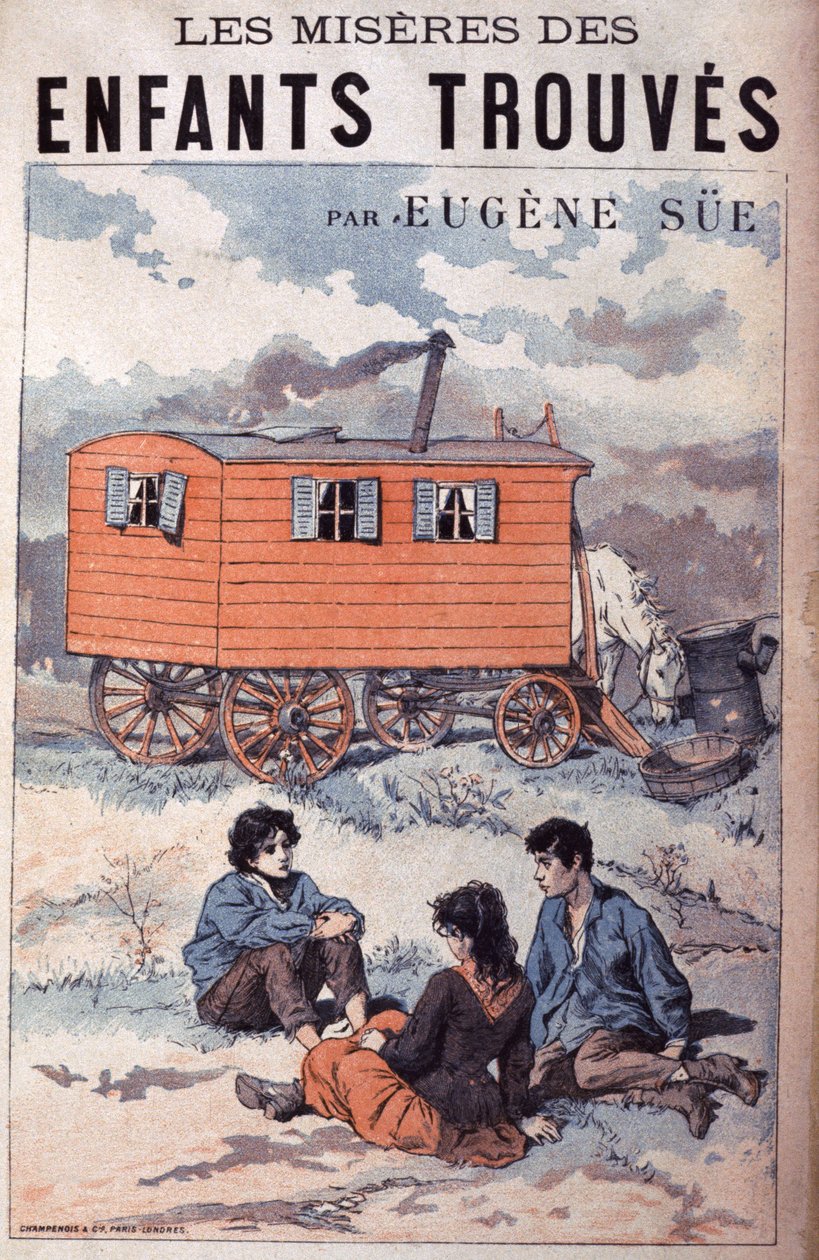 Misérias dos enjeitados, início do século XX (gravura) de Unbekannter Künstler