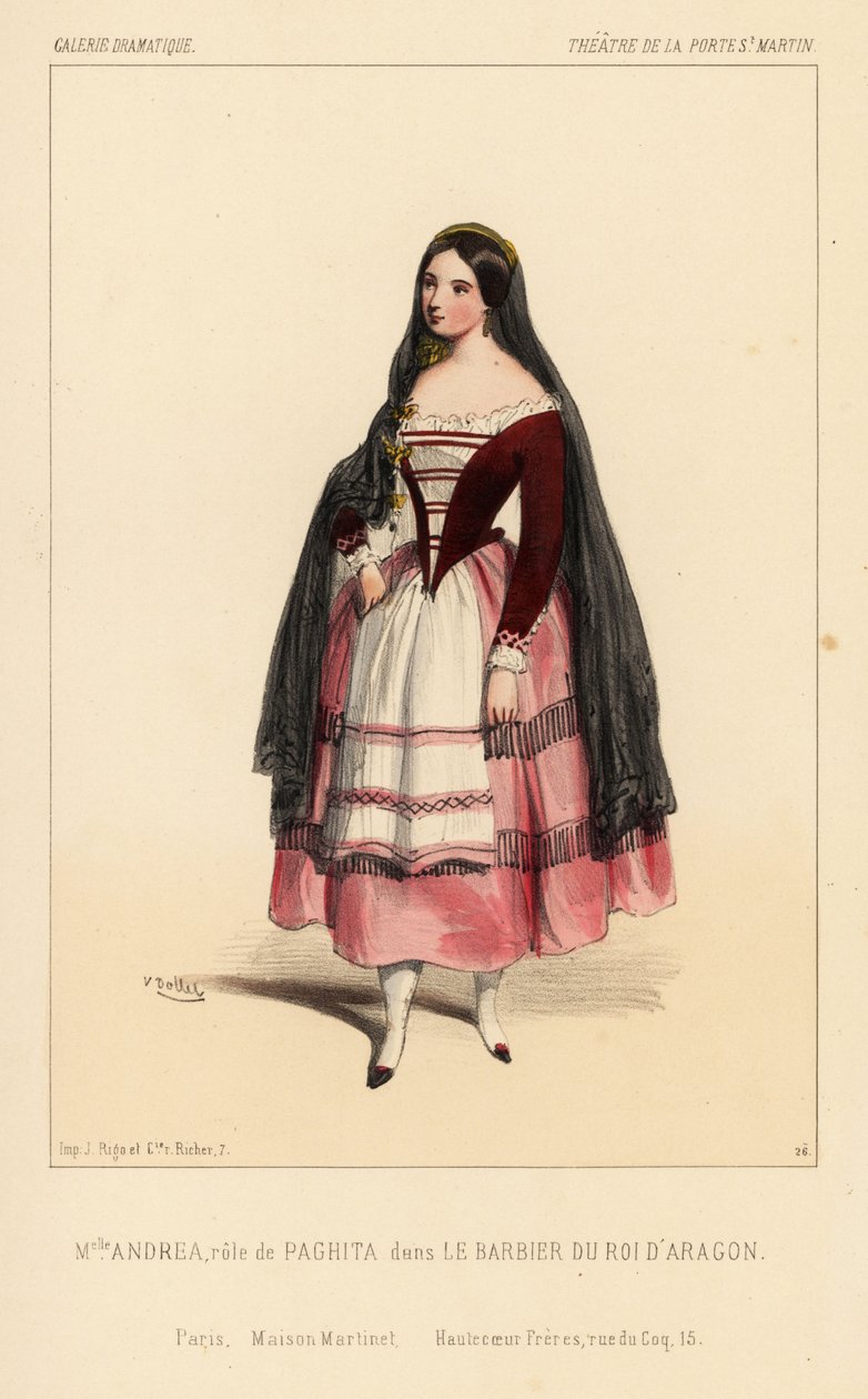 Miss Andrea e Paghita em Le Barbier du Roi d