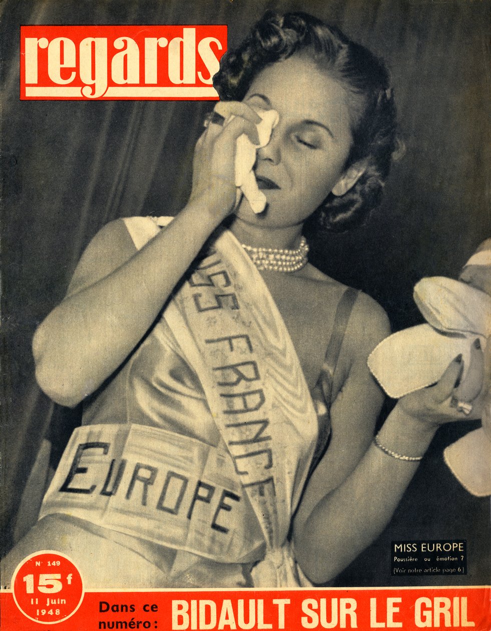 Miss França 1948 (imprensa) de Unbekannt