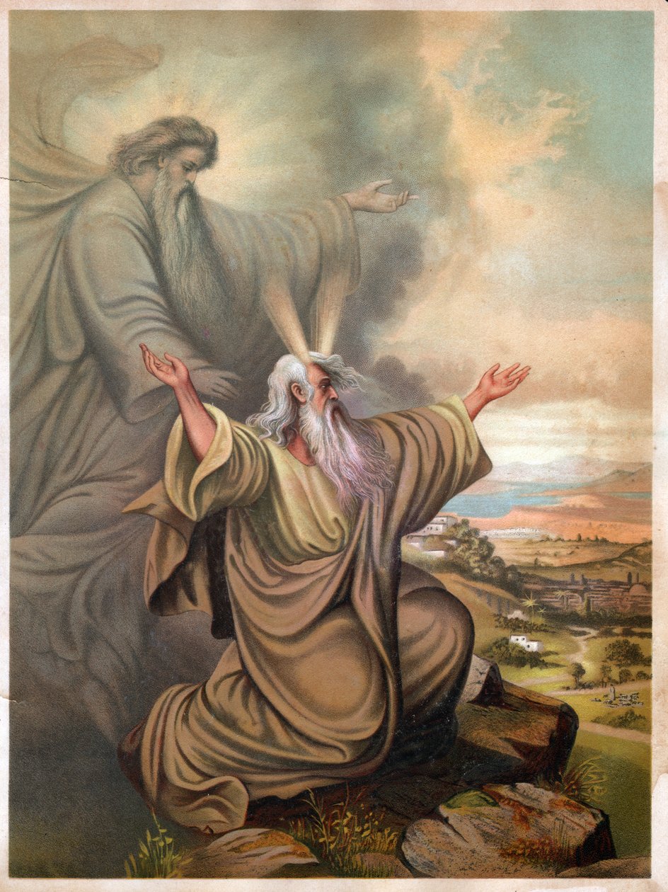 Moisés (litho, cerca de 1900) de Unbekannter Künstler