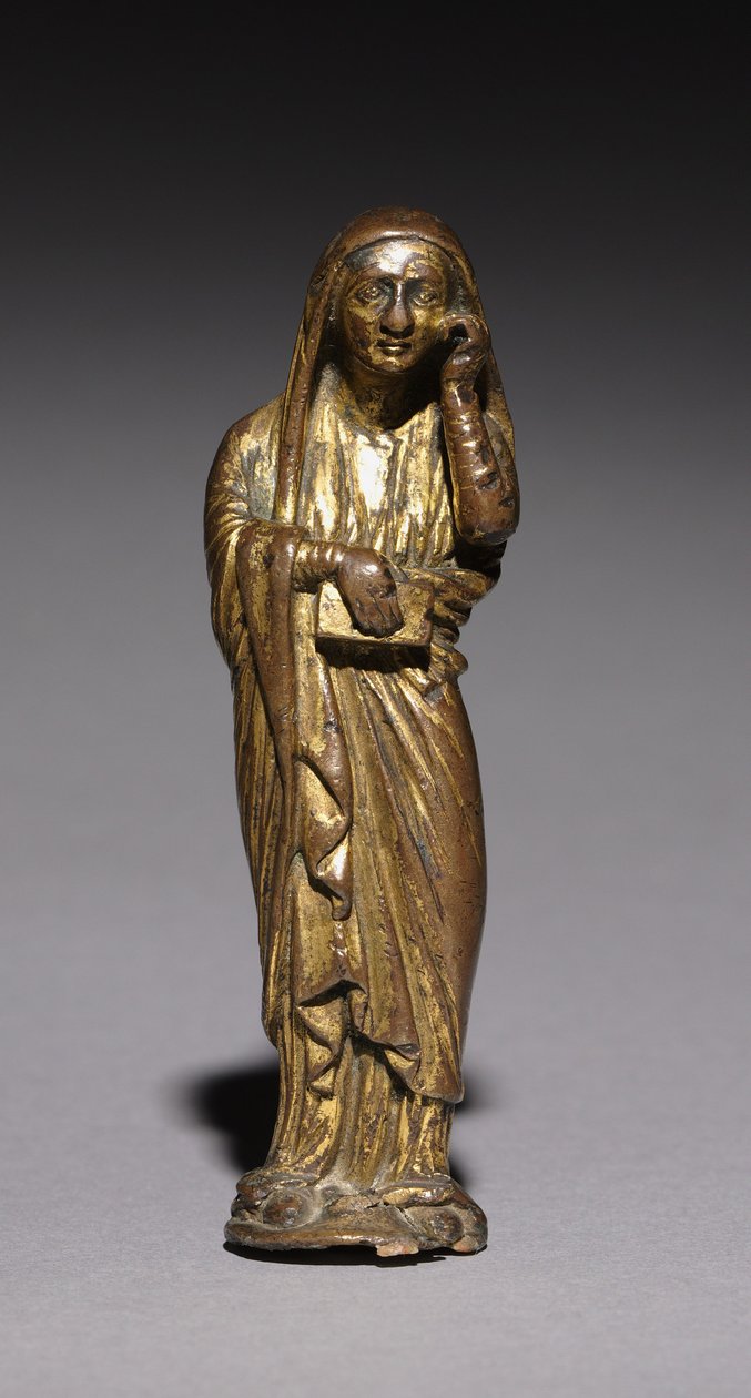 Mary de luto, provavelmente de uma cruz do altar, 1200-1300 de Unbekannt