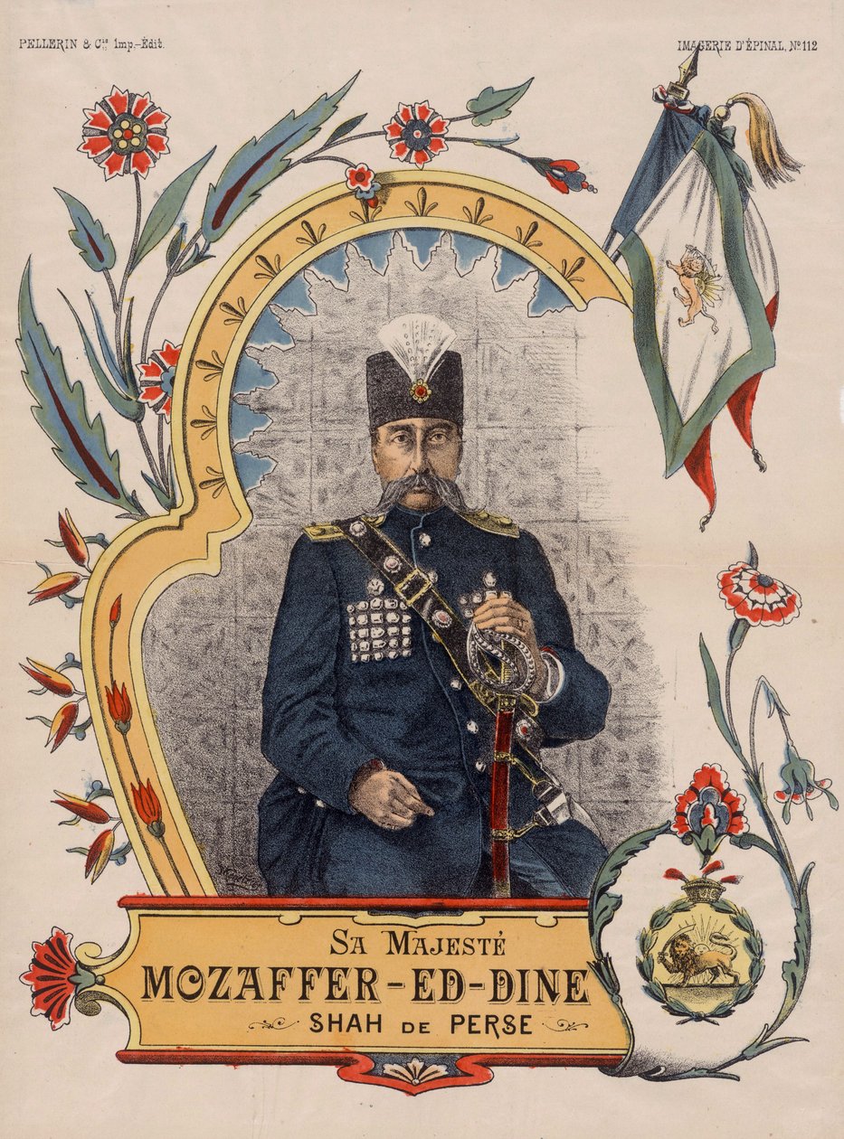 Mozzafar-al-Din Shah ou Mozaffaredin Shah - Mozaffar ad-Din Shah Qajar de Unbekannt